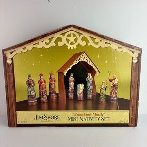 Jim Shore Bethlehem’s Miracle Mini Nativity Set - Brand New in Box!